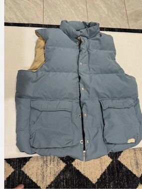 Vintage Denim & Supply Ralph Lauren Puffer Vest Men’s L Blue Utility Workwear